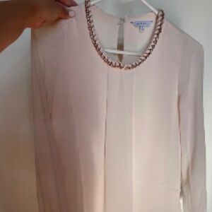 Express Cream Womens Blouse - Small